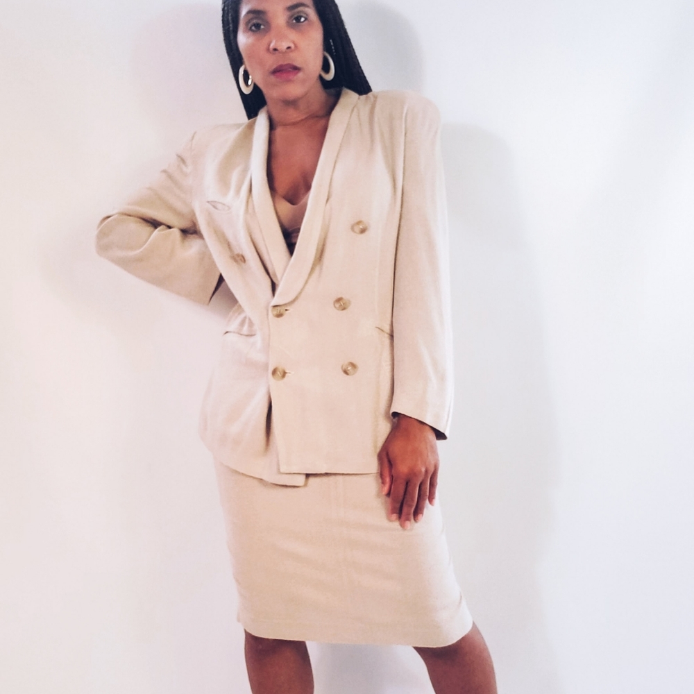 Silk Skirt Set